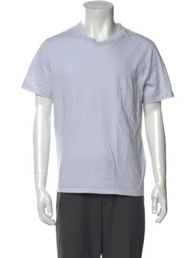 Pre-owned Jil Sander Crew Neck Short Sleeve T-shirt In Blue