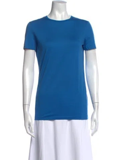 Pre-owned Jil Sander Crew Neck Short Sleeve T-shirt In Blue