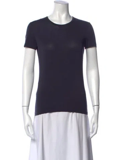 Pre-owned Jil Sander Crew Neck Short Sleeve T-shirt In Blue