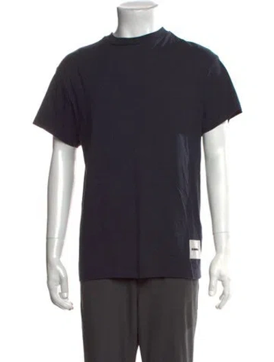 Pre-owned Jil Sander Crew Neck Short Sleeve T-shirt In Blue