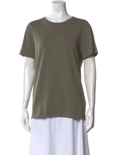 Pre-owned Jil Sander Crew Neck Short Sleeve T-shirt In Green