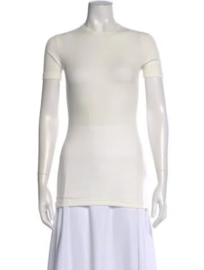Pre-owned Jil Sander Crew Neck Short Sleeve T-shirt In Neutral