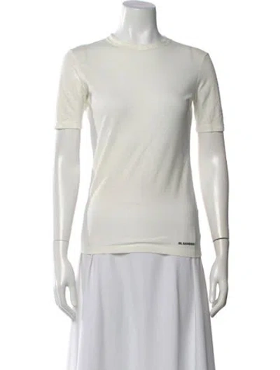 Pre-owned Jil Sander Crew Neck Short Sleeve T-shirt In Neutral