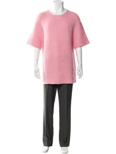 Pre-owned Jil Sander Crew Neck Short Sleeve T-shirt In Pink