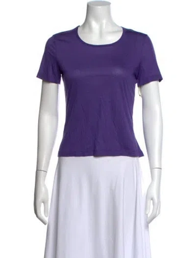 Pre-owned Jil Sander Crew Neck Short Sleeve T-shirt In Purple