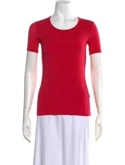 Pre-owned Jil Sander Crew Neck Short Sleeve T-shirt In Red