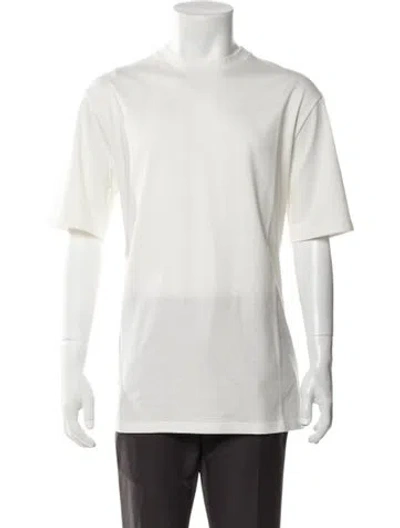 Pre-owned Jil Sander Crew Neck Short Sleeve T-shirt W/ Tags In White