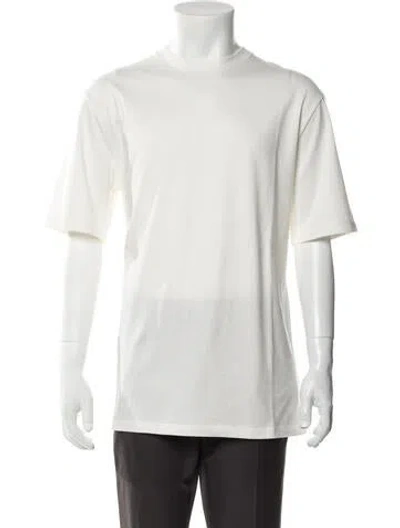 Pre-owned Jil Sander Crew Neck Short Sleeve T-shirt W/ Tags In White