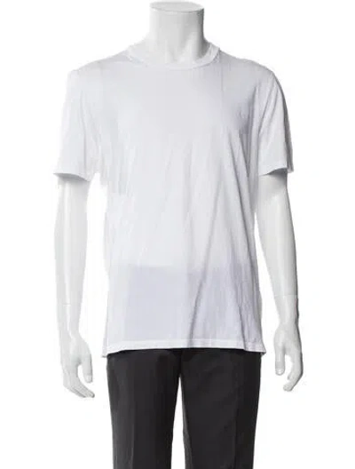 Pre-owned Jil Sander Crew Neck Short Sleeve T-shirt In White
