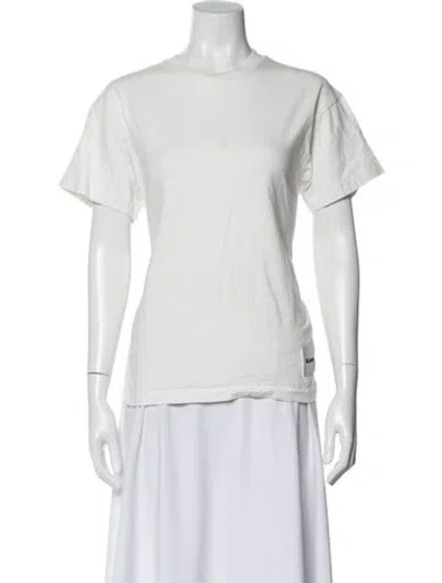 Pre-owned Jil Sander Crew Neck Short Sleeve T-shirt In White