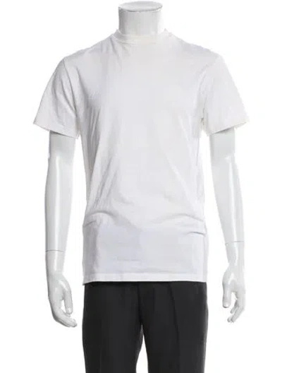 Pre-owned Jil Sander Crew Neck Short Sleeve T-shirt In White