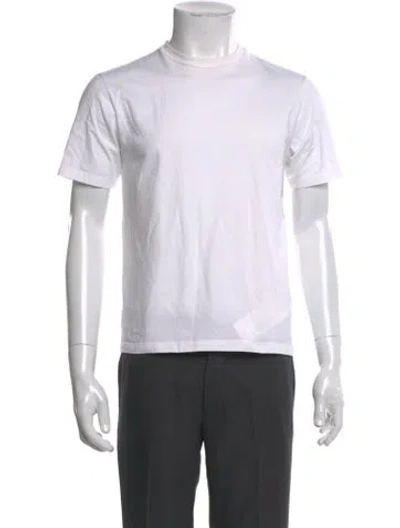 Pre-owned Jil Sander Crew Neck Short Sleeve T-shirt In White