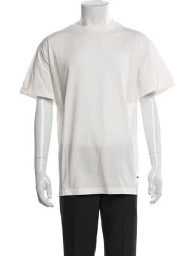 Pre-owned Jil Sander Crew Neck Short Sleeve T-shirt In White