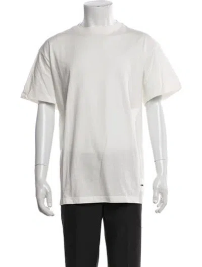 Pre-owned Jil Sander Crew Neck Short Sleeve T-shirt In White