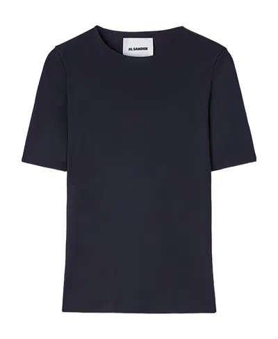 JIL SANDER JIL SANDER CREWNECK SHORT-SLEEVED T-SHIRT