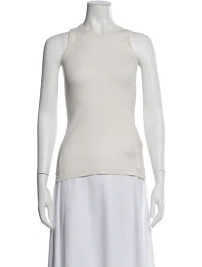 Pre-owned Jil Sander Crew Neck Sleeveless Top In Gray