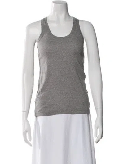 Pre-owned Jil Sander Crew Neck Sleeveless Top In Gray