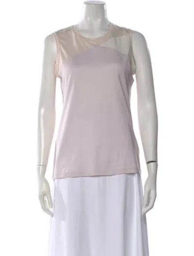 Pre-owned Jil Sander Crew Neck Sleeveless Top In Gray