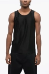 Jil Sander Back Zipped Viscose Tank Top