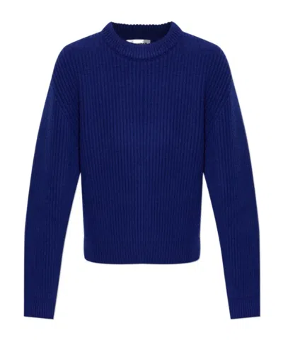 Jil Sander Crew Neck Sweater In Animal Print