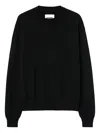 Jil Sander Crew-neck Sweater In Black