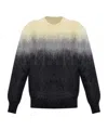 Jil Sander Gradient Mohair Jumper In Black