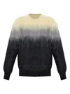 Jil Sander Gradient Mohair Jumper In Black
