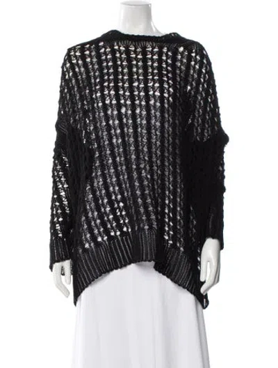 Pre-owned Jil Sander Crew Neck Sweater In Black