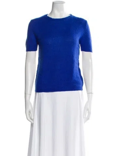 Pre-owned Jil Sander Crew Neck Sweater In Blue