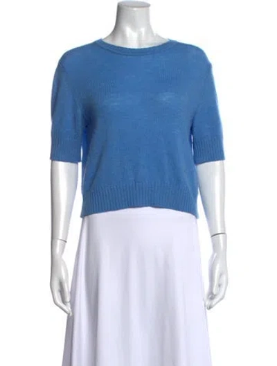Pre-owned Jil Sander Crew Neck Sweater In Blue
