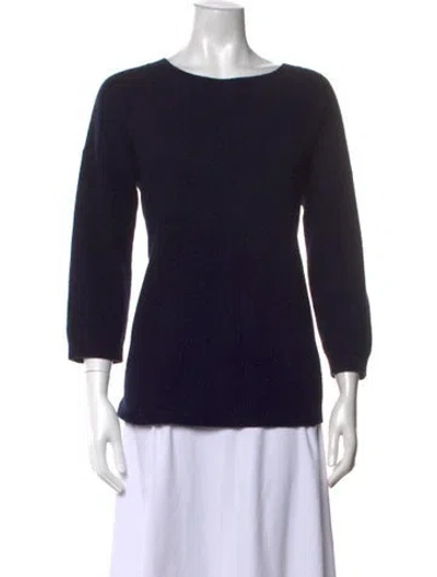 Pre-owned Jil Sander Crew Neck Sweater In Blue