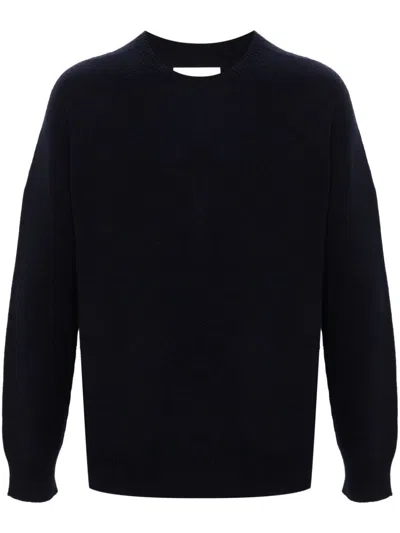 Jil Sander Crew-neck Sweater In Blue