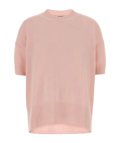 JIL SANDER JIL SANDER SHORT-SLEEVED KNITTED TOP