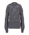 Jil Sander Crew Neck Sweater In Gray