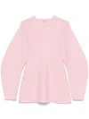 Jil Sander Crew-neck Sweater In Pink