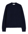Jil Sander Cs Ns Jumper Knitwear In Blue Wool In Blue