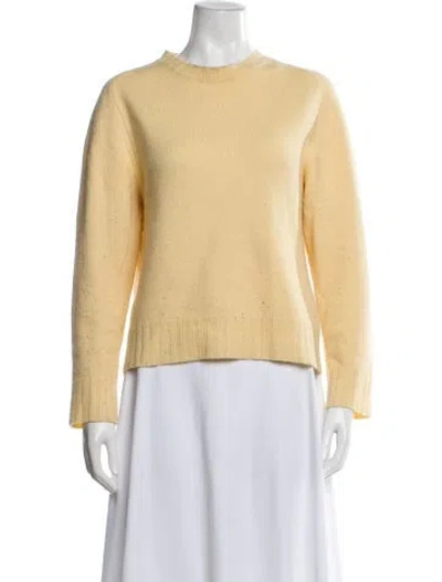 Pre-owned Jil Sander Crew Neck Sweater In Yellow