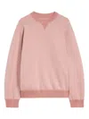 Jil Sander Crew-neck Sweatshirt In Pink