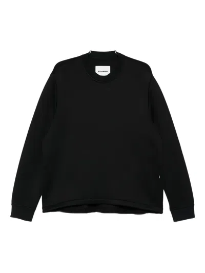 Jil Sander Crew-neck Sweatshirt In Black
