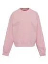 Jil Sander Crew-neck Sweatshirt In Pink