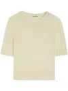 Jil Sander Crew-neck T-shirt In Neutrals