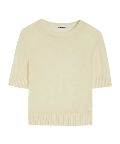 JIL SANDER JIL SANDER KNITTED CREW-NECK T-SHIRT