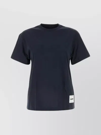 Jil Sander Crew Neck T-shirt Set With Short Sleeves In Brown