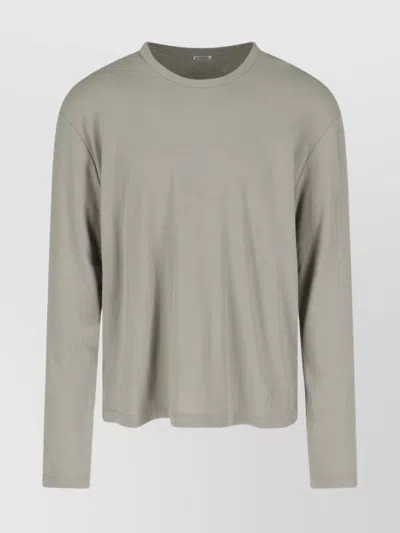 Jil Sander Crew Neck T-shirt Short Sleeves In Gray