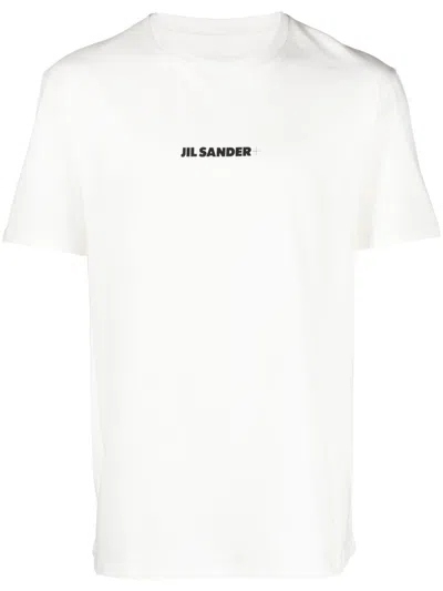 Jil Sander Crew Neck T-shirt In White