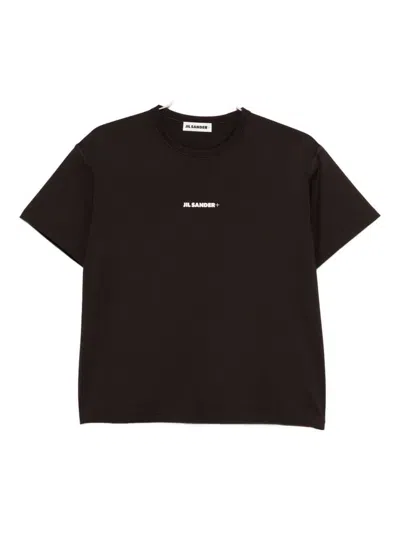 JIL SANDER CREW NECK T-SHIRT WITH LOGO