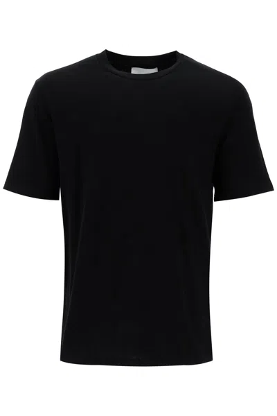 JIL SANDER JIL SANDER CREW NECK T-SHIRT WITH SEASONAL PRINT ON THE BACK