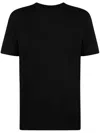 JIL SANDER JIL SANDER CREW NECK T-SHIRT WITH SEASONAL PRINT ON THE BACK CLOTHING