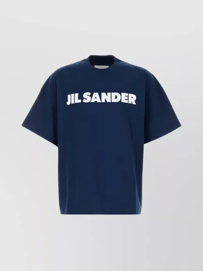 JIL SANDER CREW NECK T-SHIRT WITH SHORT SLEEVES