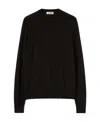Jil Sander Crewneck Long-sleeved Jumper In Black